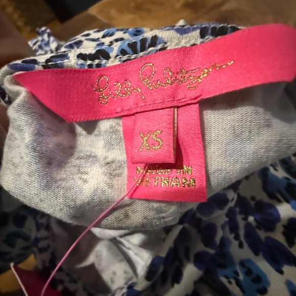 NWT - Lilly Pulitzer Bryson Long Sleeve Dress - Resort White Twisted Up. Size XS - Picture 9 of 16